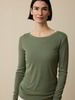 Langarmshirt aus Bio Wolle, kleeblatt