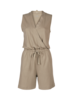 Overall aus Bio-Baumwolle und Leinen, light khaki