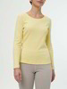 Langarmshirt aus Bio-Baumwolle, zitronensorbet
