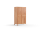 Kleiderschrank Tenso, 2-türig, Holz, Kernbuche