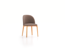 Stuhl Belmont ohne Armlehne 54X60/45X83/48 cm, mit Bezug, Wollstoff Tano Natur (79), Buche