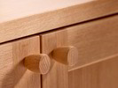 Schrank Tonda 2-türig, Holz, Buche