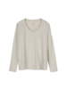 Schlafshirt aus Bio-Baumwolle, natur melange