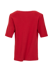 T-Shirt Rippe, granatapfel, Rückseite