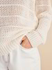 Pullover Langarm, offwhite