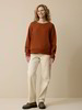 Sweatshirt aus Bio-Baumwolle, kastanie