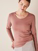 Shirt-Langarm, rosenholz