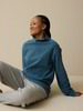 Sweatshirt aus Bio-Baumwolle, indigo