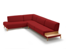Ecksofa Alani, Buche, mit Bezug Wollstoff Tartini Klatschmohn Ecksofa Alani, Buche, mit Bezug Wollstoff Tartini Klatschmohn