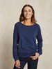 Shirt-Langarm, denim blau