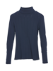 Rollkragen-Shirt, dunkelblau