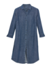 Kleid-Denim, mittelblau denim