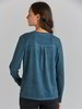 Shirt-Langarm-Cold Dyed, blauquarz