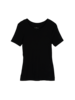 Shirt aus Bio-Baumwolle, schwarz