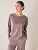 Shirt-Langarm Pima, 100 % Bio Baumwolle, deep mauve