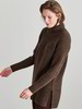 Pullover-Turtleneck, dunkelbraun melange