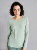 Shirt-langarm, light aqua