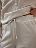 Pyjama Hose, sand-weiss ringel