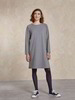 Kleid-Sweat, stein melange