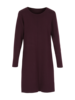 Kleid Strick, aubergine, Vorderseite