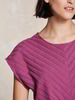 Kleid-Wickeloptik, pink mélange