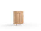 Schrank Tonda 2-türig mit 1 Lade, Holz, Buche