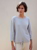 Sweatshirt 3/4 Arm, lichtblau