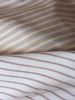 Pyjamahose, malve/weiss gestreift & sand/natur gestreift