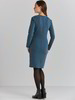 Kleid-Jersey, 34 blauquarz