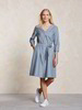 Kleid, oxford blau