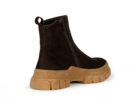 Stiefelette aus Bio Leder, mokka