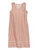Kleid-gestreift, 57 streifen pflaume