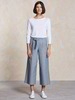 Hose-Culotte, oxford blau