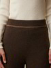 Strickhose aus Yakwolle, espresso