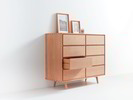 Highboard Tesoro mit 8 Laden,  Buche