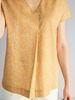 Bluse-Kimono bedruckt, minimal druck curcuma