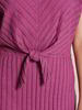 Kleid-Wickeloptik, pink mélange