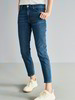 Jeans-7/8 Länge, mittelblau denim