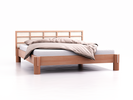 Ryokan Bett mit Betthaupt Höhe 83,4 cm Buche, 160x200x40 cm
