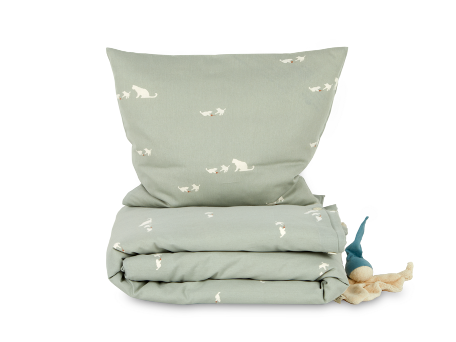 Kissen- und Deckenueberzug MIMI, hellgruen