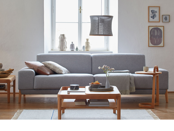 NATURTEXTIL BEST zertifizierte Möbelstoffe - Sofa Alani