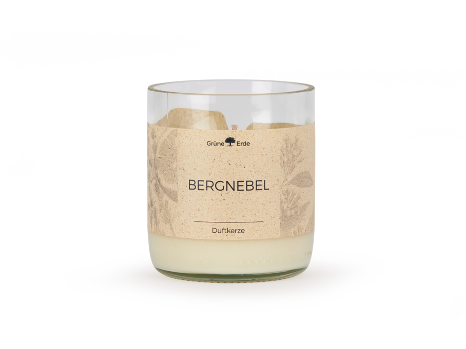 Natürliche Rapswachskerze BERGNEBEL