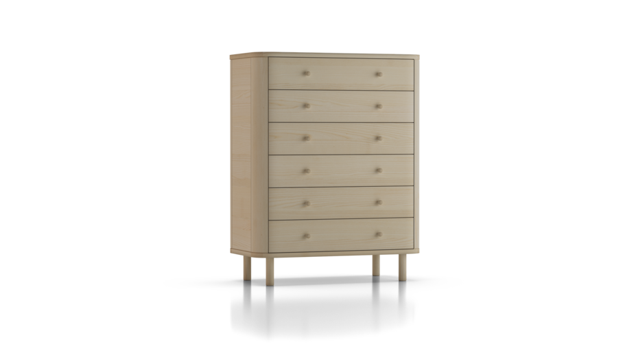Schrank Tonda 6 Laden Esche