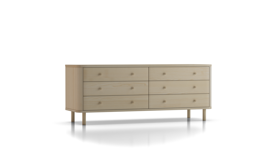 Schrank TOnda 6 Laden Esche