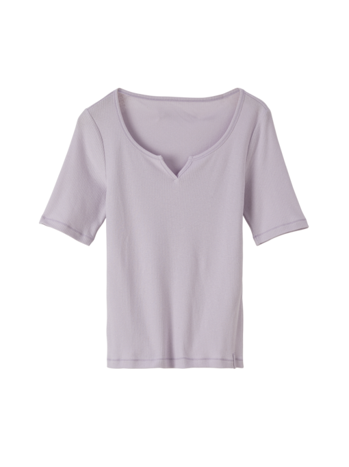 Shirt kurzarm, lavendel