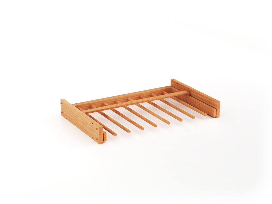 Akumi, Hosenrechen inkl. Führung, B =  90 cm, Buche