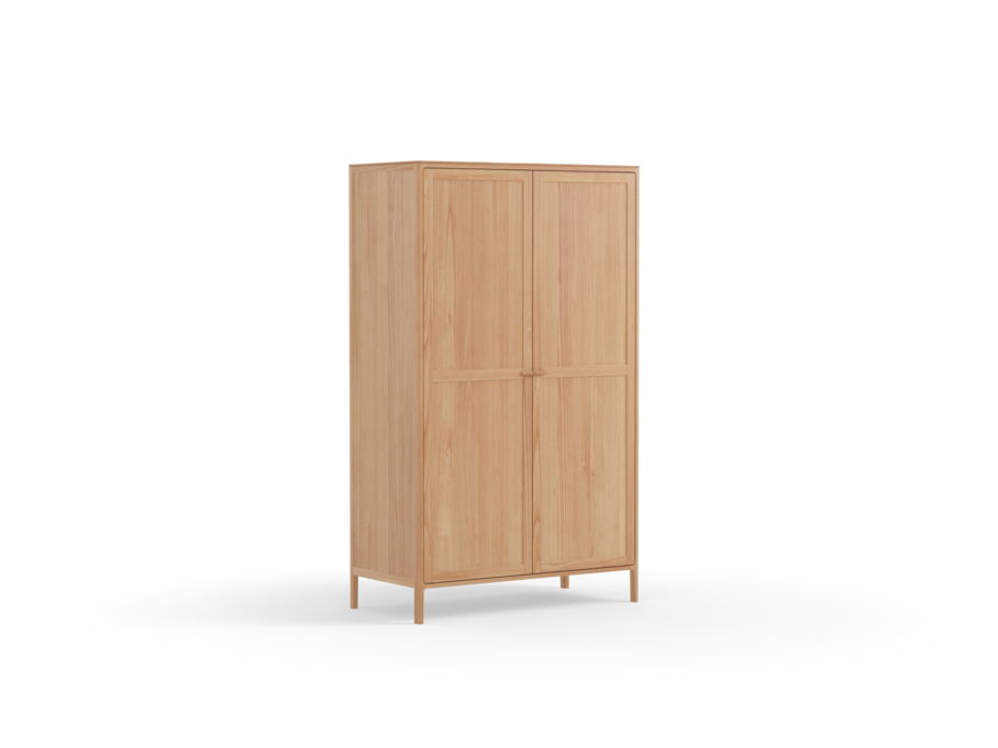  Kleiderschrank Tenso, 2-türig, Holz, Buche