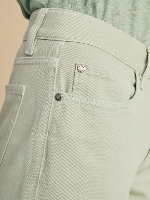 Hose-7/8 Länge garment dye, stachelbeere