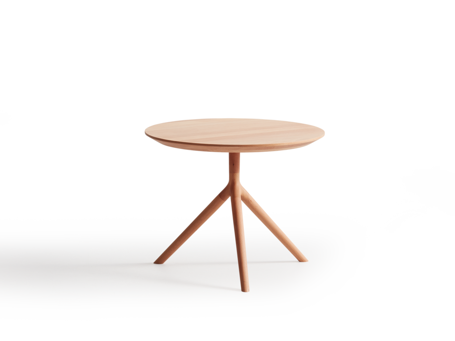 Beistelltisch Tornio rund, ø 50 cm x H 40 cm, Buche