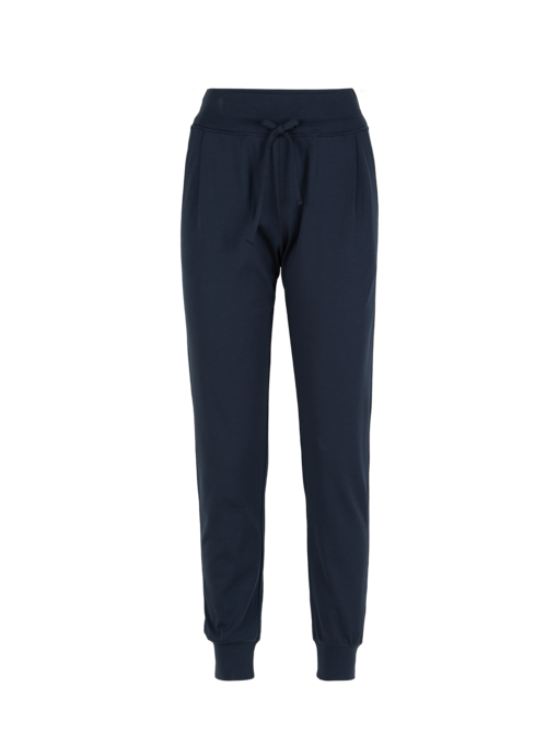 Yogahose aus Bio Baumwolle, mitternachtsblau
